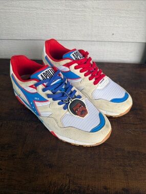 Diadora Rocky “Apollo Creed” Men’s Multicolor Sneakers - Blue, Red & Cream